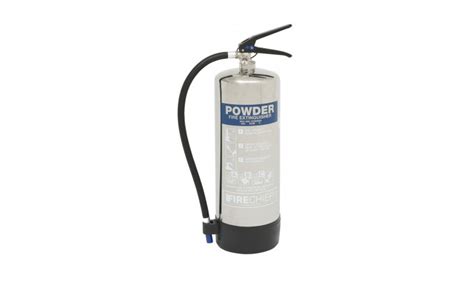 6 Kg Polished Powder Extinguisher Stainless Steel Fire Extinguishers