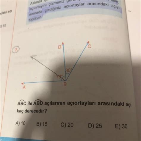 Acil geometri sorusu anlatarak çözün lütfen Eodev