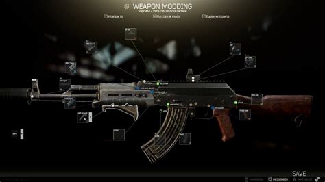 Escape From Tarkov Vepr Km Vpo X Carbine Weapon Modifcation