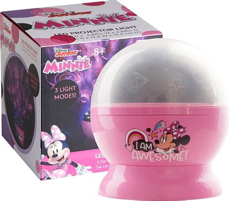 Idea Nuova Disney Minnie Mouse Lámpara de proyección LED giratoria