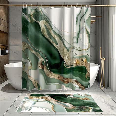 Transform Your Bathroom Into A Luxurious Oasis With Our Green And White