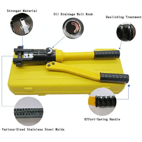 Hydraulic Hand Operated Crimping Tool กมสแตนเลส