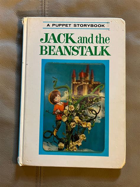 Jack And The Beanstalk A Puppet Storybook Copyright 1968 Etsy In 2022