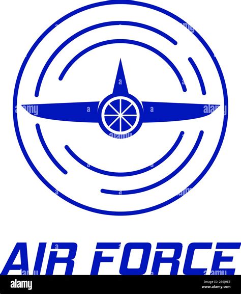 Air Force Plane Military Logo Vector Design Stock Vector Image And Art