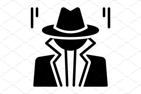 Investigator Detective Icon Illustrator Graphics ~ Creative Market