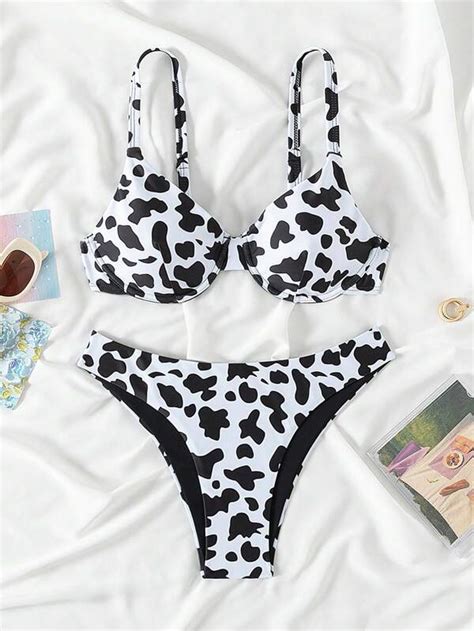 Search Cow Print Swimsuit Shein Usa