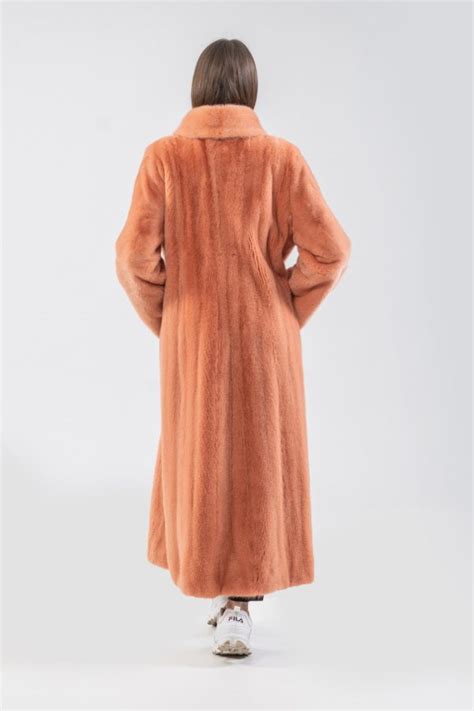 Full Length Mink Fur Coat 100 Real Fur Haute Acorn