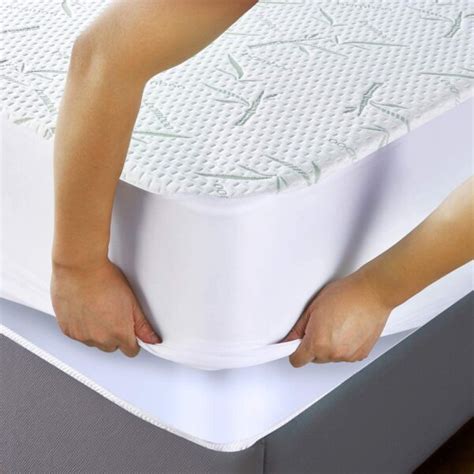 Prot Ge Matelas Imperm Able En Bambou Douillettes Et Couvre Lits