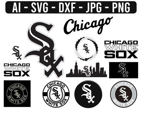 Chicago White Sox Logo MLB Baseball SVG Cut File For Cricut Etsy