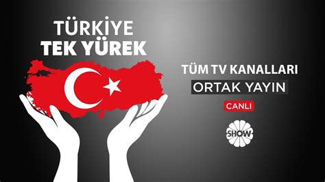 Türkiye Tek Yürek Ortak Yayın YouTube