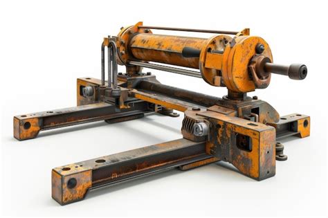 Hydraulic Bender Isolated In Transparent Background Premium Ai