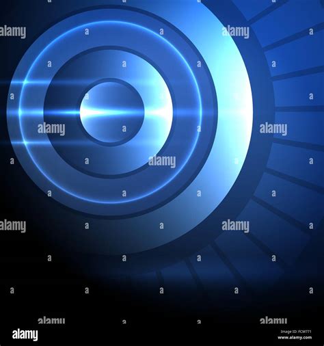 Technology Background Circle Stock Vector Images Alamy