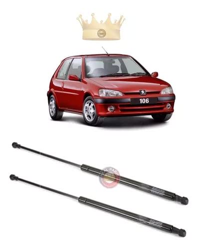 Par Amortecedor Tampa Traseira Porta Malas Peugeot 106 Todos