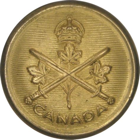 Canada General Service Button Military Uniform Button