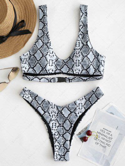 Snakeskin Bikini Snakeskin Bikini Top Swimsuit And Bathing Suit