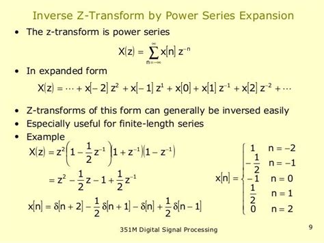 Z TRANSFORM PROPERTIES AND INVERSE Z TRANSFORM