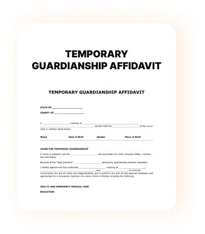 Letter Of Temporary Guardianship Template Letter Infoupdate Org