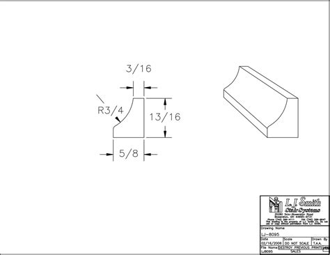 Lj 8095 Lineal Cove Moulding