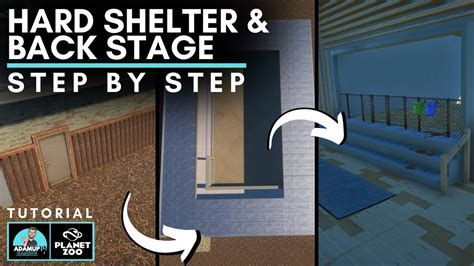 Planet Zoo Backstage And Hard Shelter Tutorial Step By Step Guide