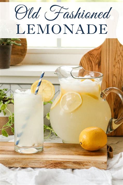 Recipe For Old Fashioned Lemonade Sugar Maple Farmhouse