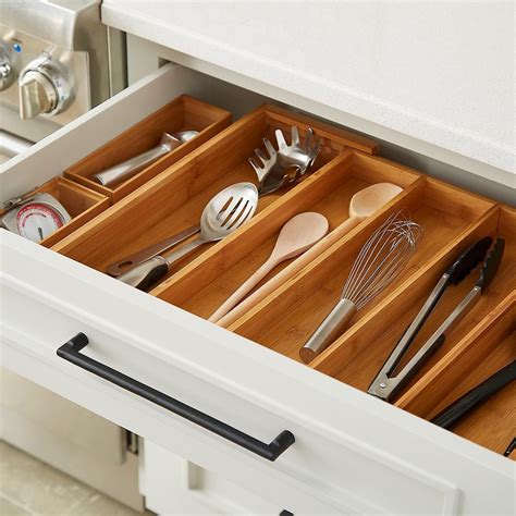 Bamboo Kitchen Drawer Starter Kit Kitchen Drawer Organization