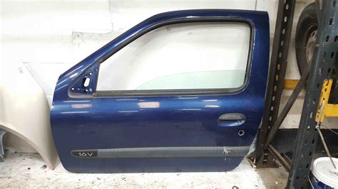 Renault Clio Mk Passenger Nsf Front Dr Door Blue Ted