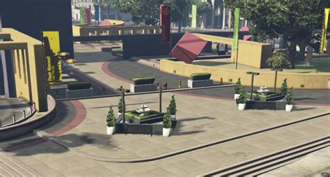 Legion Square Meeting Point Decoration With Lights YMAP FiveM GTA