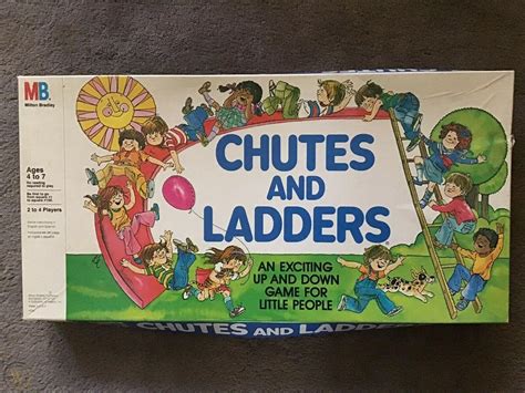 Vintage 1979 Chutes And Ladders Game By Milton Bradley No 4555 Complete 2070616922