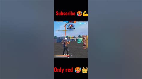 Only Red Number🥵 Free Fire Lover 🥰 One Tap 💪 Youtube