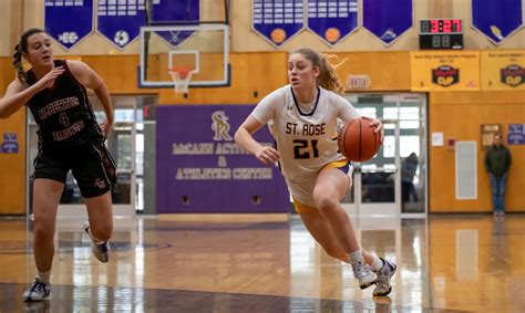 Albertus Magnus Girls Basketball Spoils Home Court For St Rose With A