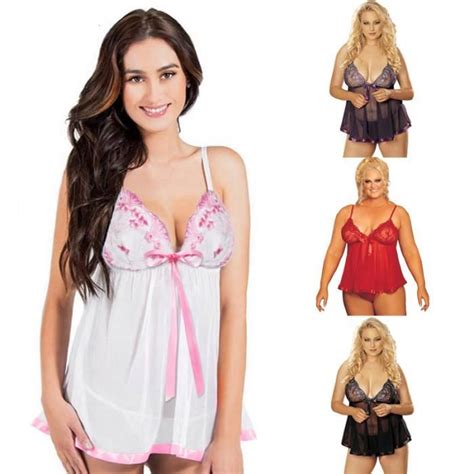 Ensemble de lingerie Lingerie sexy en dentelle pour femmes vêtements de nuit évidés sous