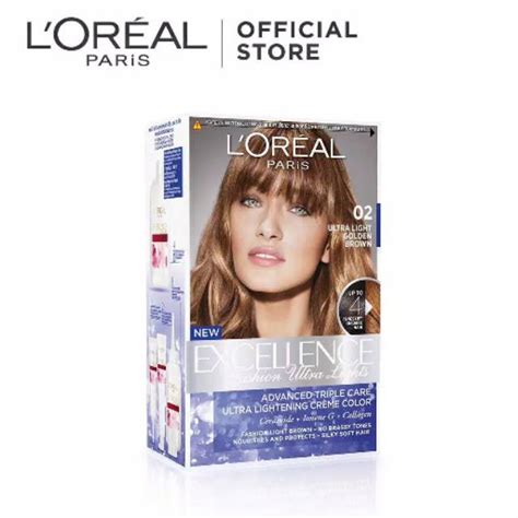 Jual Rovelin L Oreal Pewarna Rambut 02 Golden Brown Shopee Indonesia