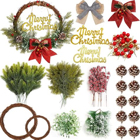 Amazon Hotop Pcs Christmas Wreath Decorations Kits Included