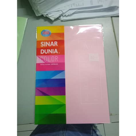 Jual Kertas Hvs Print Photocopy Paper Berwarna A4 Shopee Indonesia