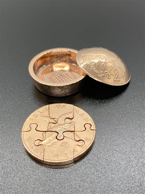 Original Coin Art Unique Coin Jigsaw Puzzle Hand Cut From - Etsy