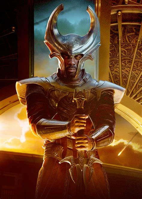 Idris Elba As Heimdall In Thor The Dark World Sons Of Asgard