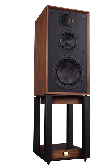 Wharfedale Linton Standmount Speakers Stands Package Walnut Adams