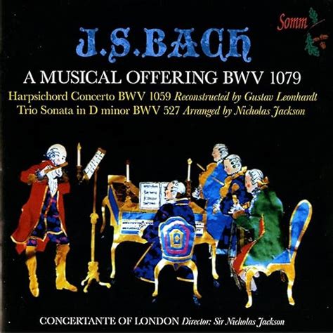 J S Bach A Musical Offering Bwv Harpsichord Concerto Bwv