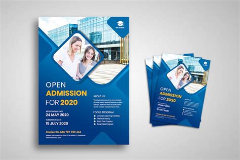 Admission Flyer Design Template Place