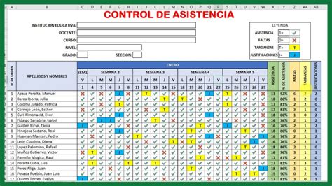 Cómo crear un registro de asistencia para alumnos en Excel paso a paso