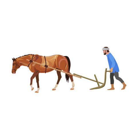 Horse And Plow Illustrations, Royalty-Free Vector Graphics & Clip Art ...