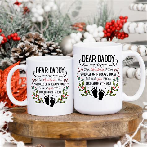 Hot Chocolate Mug Daddy S Christmas Surprise Christmas In Mummy S Tummy First Christmas As