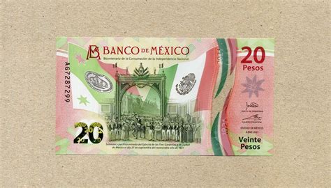 Mexico Pesos P Polymer Unc Kassenfrisch Ma Shops