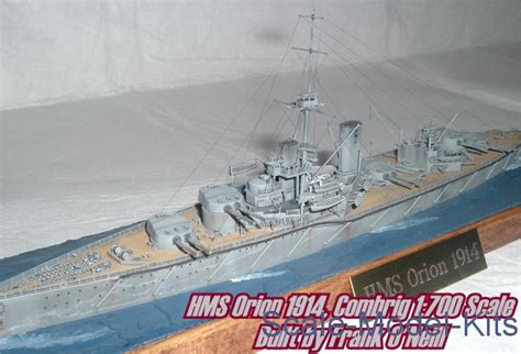 HMS Orion Battleship, 1912-Combrig plastic scale model kit in 1:700 ...