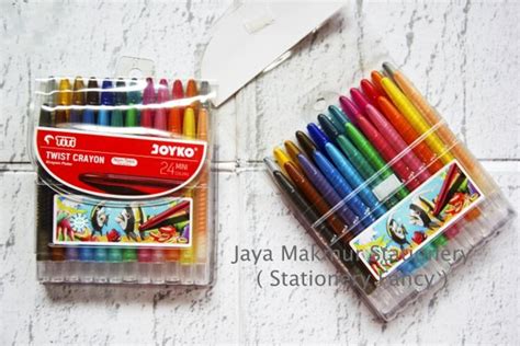 Jual Crayon Putar Twist Joyko 24 Warna TWCR 24Mini 1 Set Di Lapak