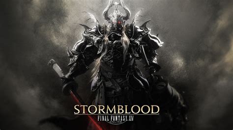 Final Fantasy XIV Stormblood Warrior With Red Sword HD Final Fantasy ...