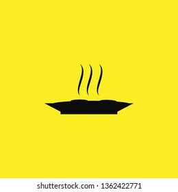 Hot Meal Icon Vector Stock Vector Royalty Free 1362422771 Shutterstock