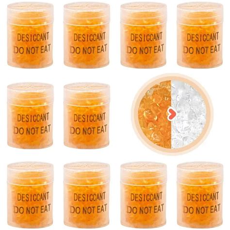 Wisesorb 1 Gram 100 Packs Desiccant Canister Silica Gel Clear Capsules