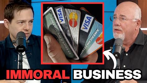 They Feed On The Poor Dave Ramsey On CREDIT CARD COMPANIES YouTube