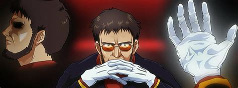 Evangelion Neon Genesis Evangelion Gendo Ikari Fondo De Pantalla Hd